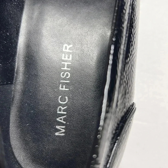 Marc Fisher patent leather size 9.5m Lugsole loafers NWOT - Picture 7 of 8